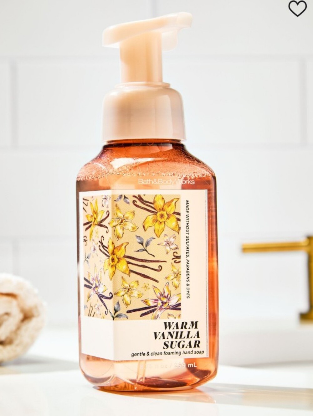 Bath & Body Works Warm Vanilla Sugar Foaming Hand Soap 🫧🫧